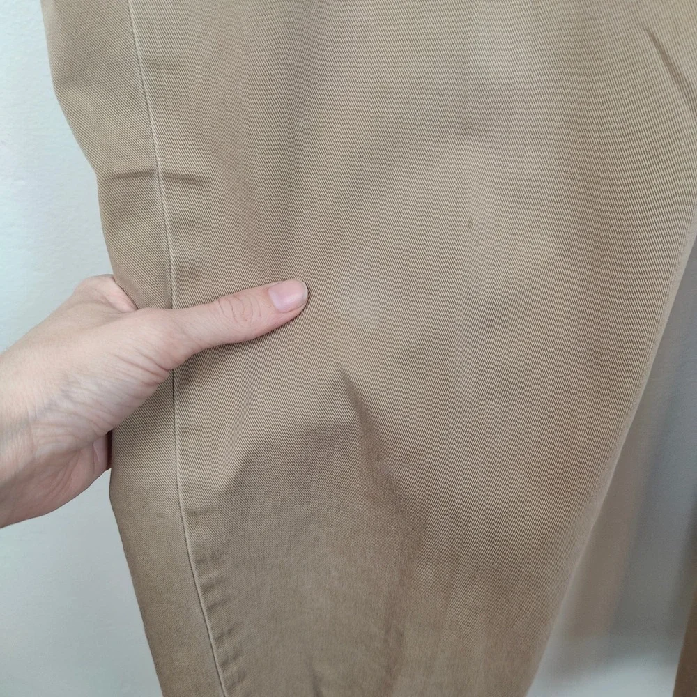 Vintage Polo Ralph Lauren Chino Pants Mens‎ 38x30 Khaki  Tan 100% Cotton Preppy
